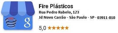 Perfil da Fire Plásticos no Google Meu Negócio